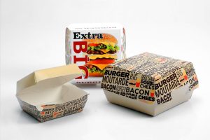 hộp giấy đựng hamburger